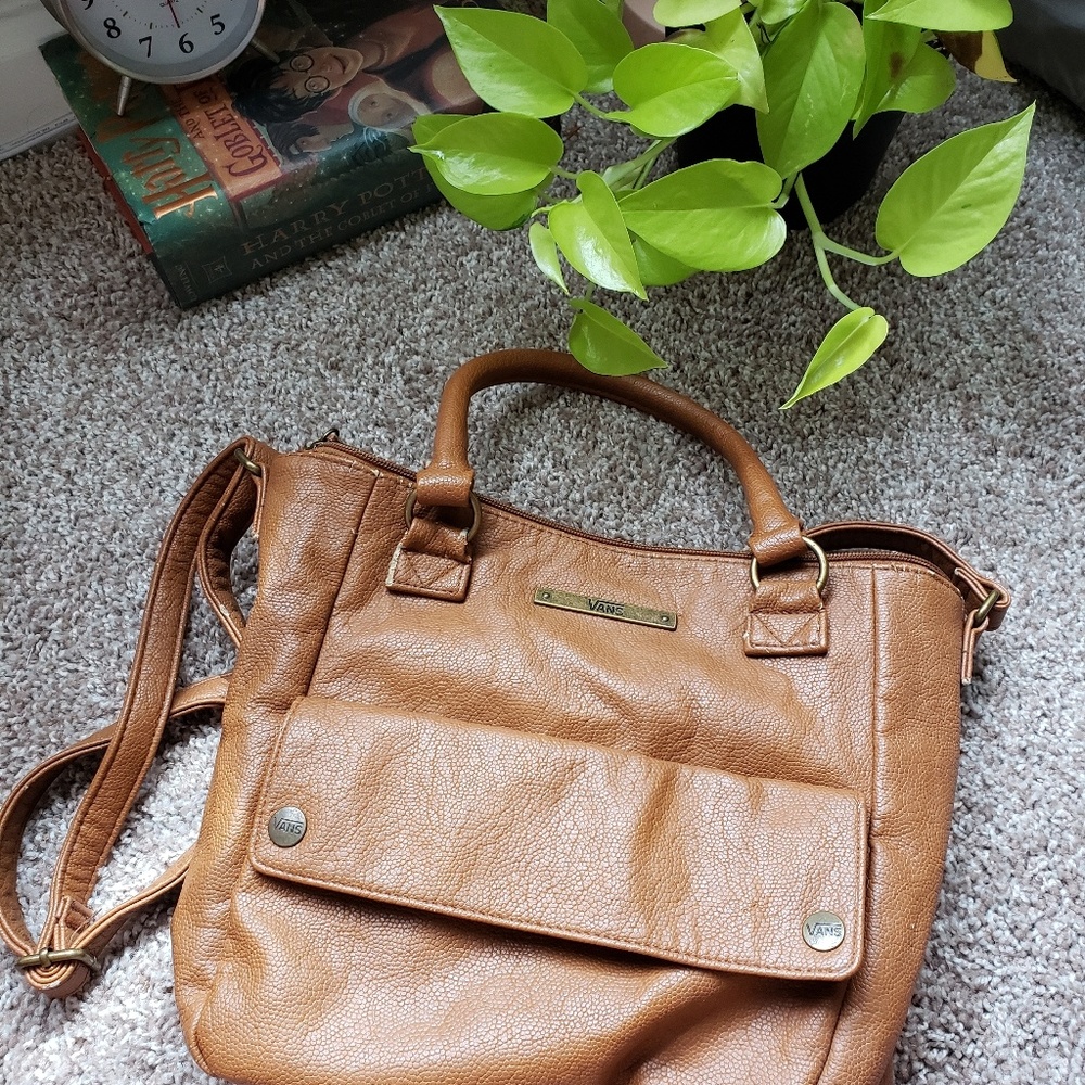 Vans brown crossbody bag